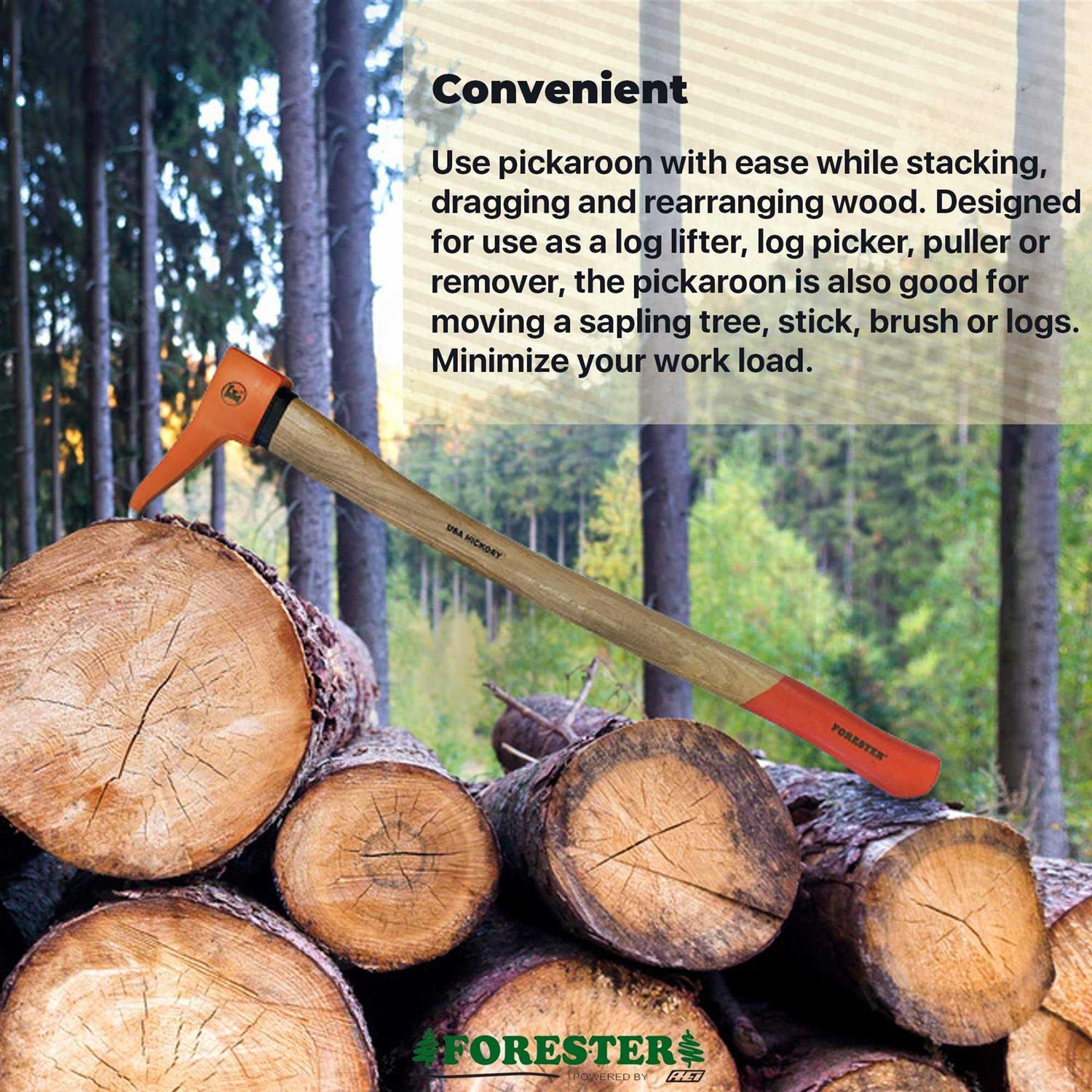 Forester Hookaroon Pickaroon Logging Tool USA Hickory Handle Forged ...