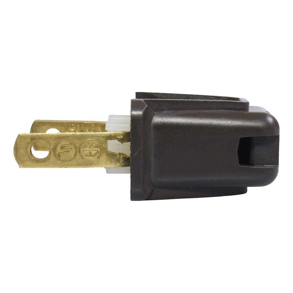 Leviton 123 Brown Easy Wire Plug