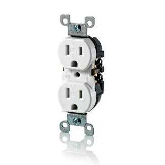 Alternative view of Leviton Weather Resistant Duplex Receptacle W5320-T0W
