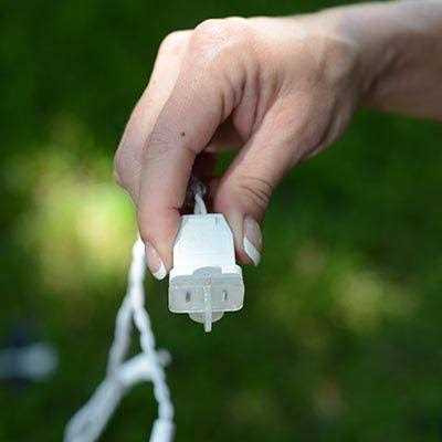 Alternative view of Seasonal Lighting Weatherproof Kit Outdoor Extension Cord Gasket and Plugs & Christmas Light Weatherproof Gasket