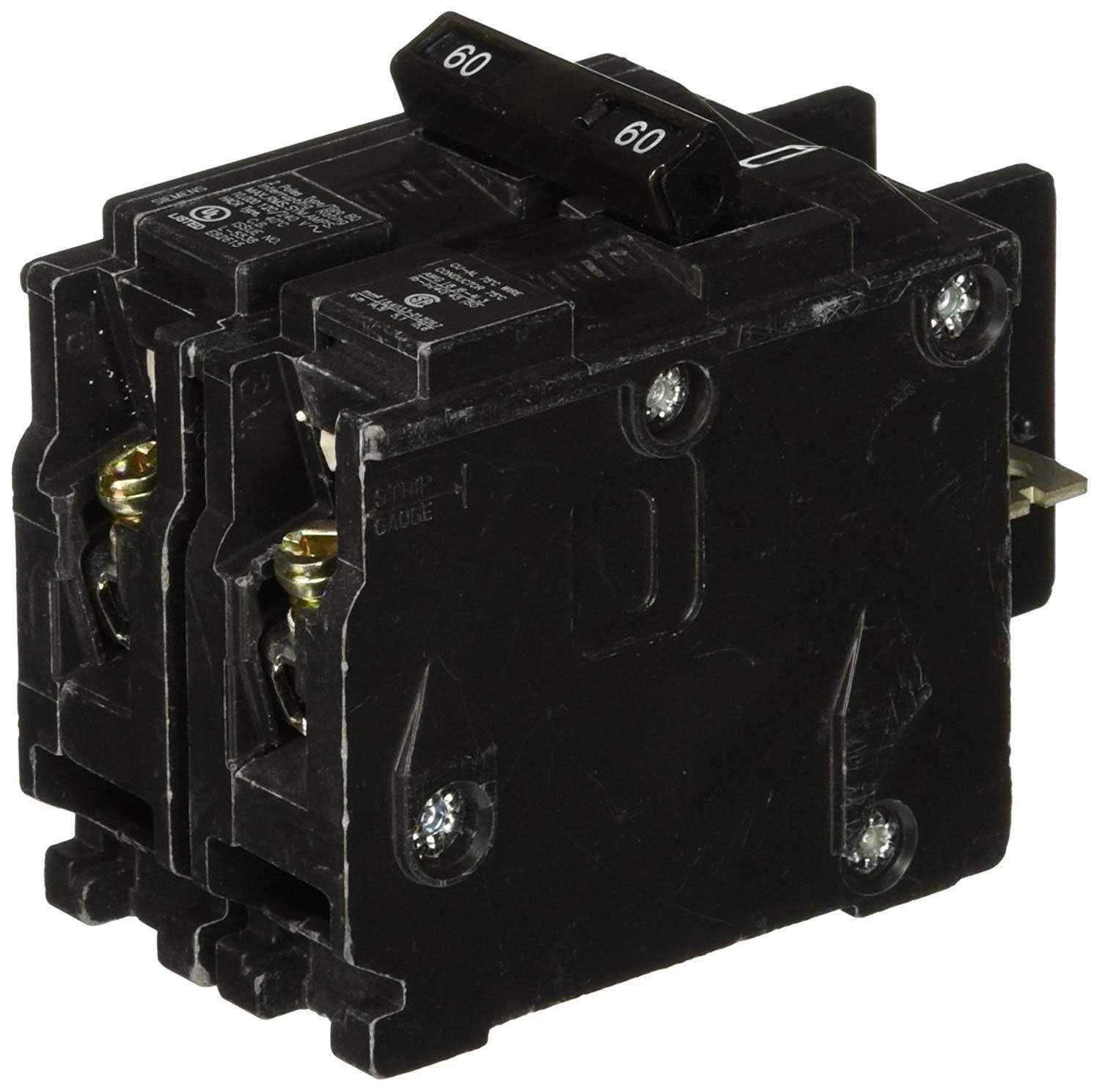 Siemens BQ2B060 2 Pole Circuit Breaker