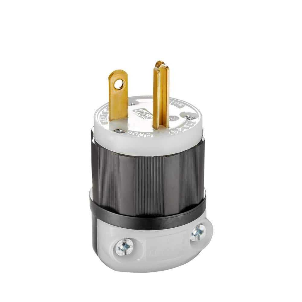 Leviton 20 Amp 250-Volt Straight Blade Plug