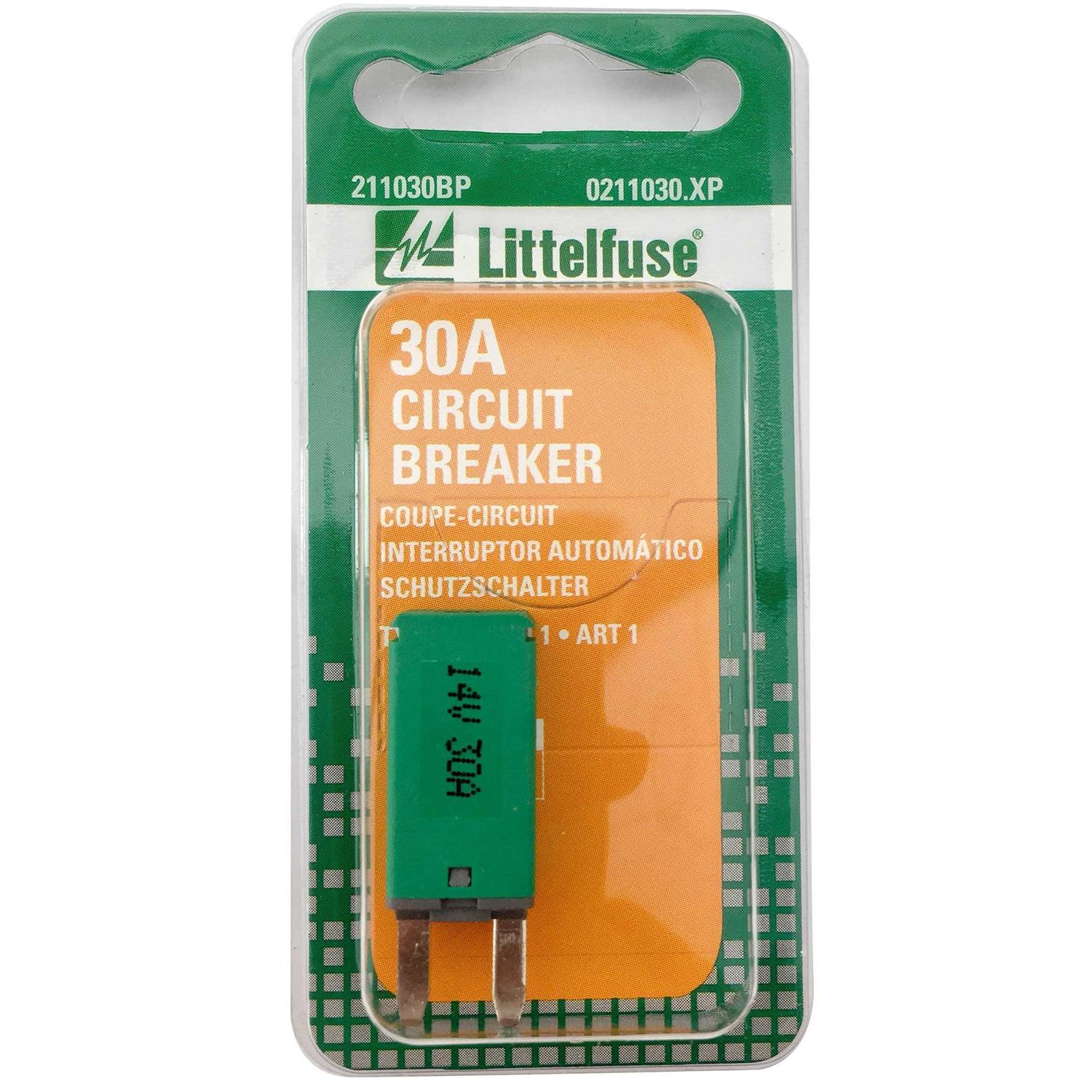 Littelfuse 0211030.XP 30 Amp Mini Type I Circuit Breaker