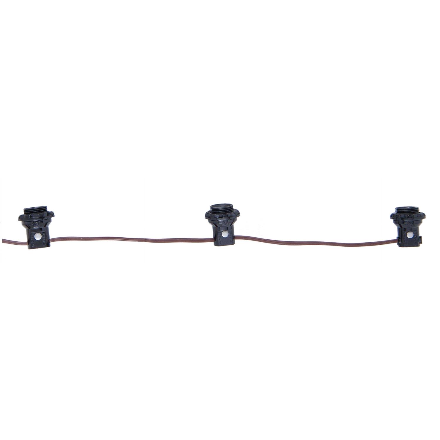 E12 Candelabra Lamp Holder Sockets With Spring Clip - Pack Of 3, Phenolic Base For Chandeliers & Night Lights