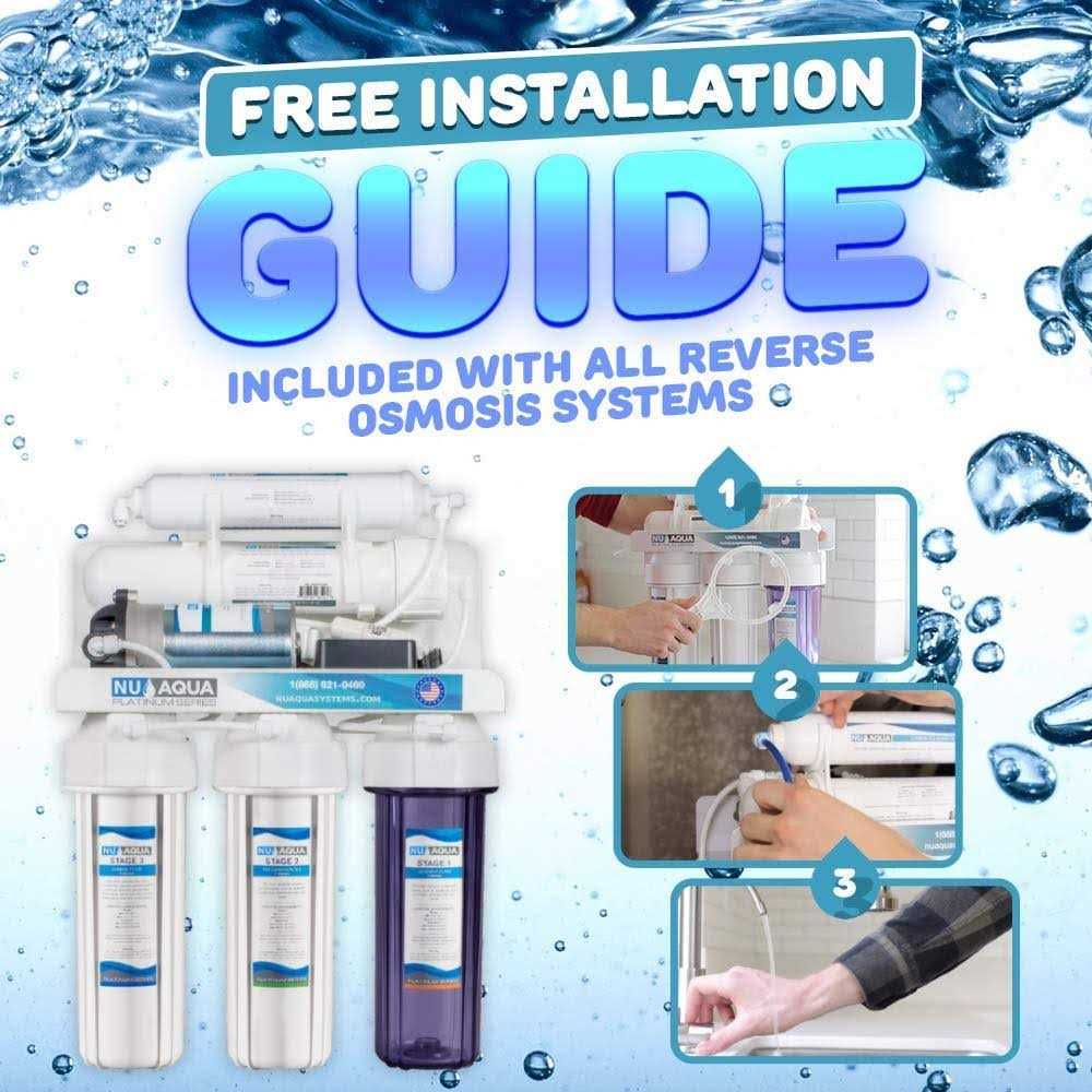 Alternative view of Nu Aqua 7-Stage Alkaline & UV Under Sink Reverse Osmosis Water Filter System