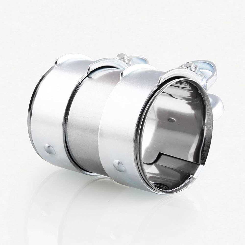 EVER Stainless Steel Exhaust Clamp Pipe Joint Bolts Band Flanges Clamp