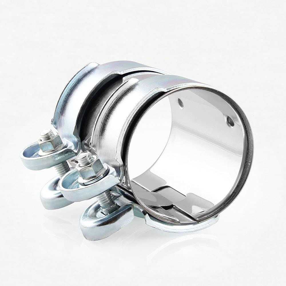 Alternative view of EVER Stainless Steel Exhaust Clamp Pipe Joint Bolts Band Flanges Clamp