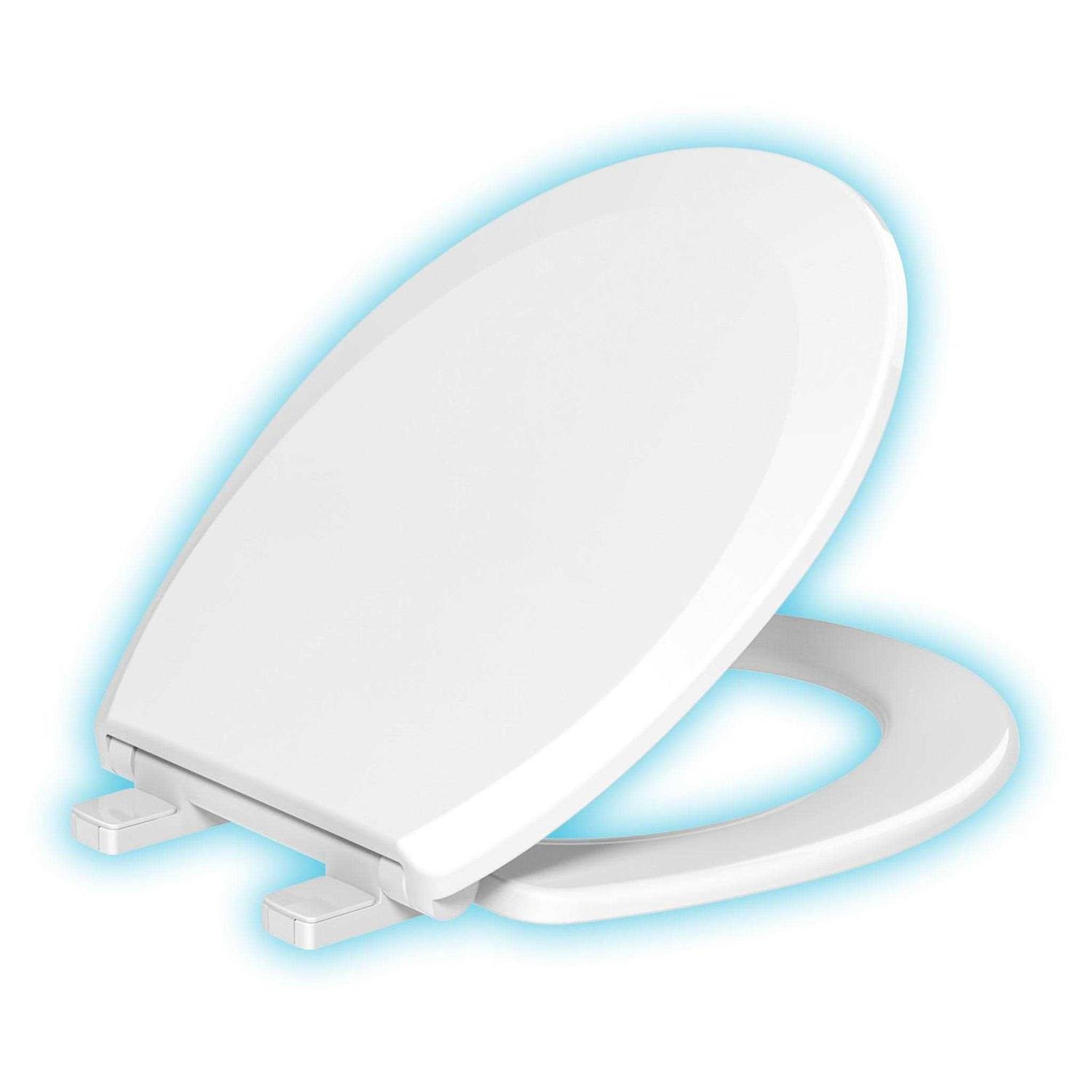 Evekare Night Glow Soft Close Round Toilet Seat