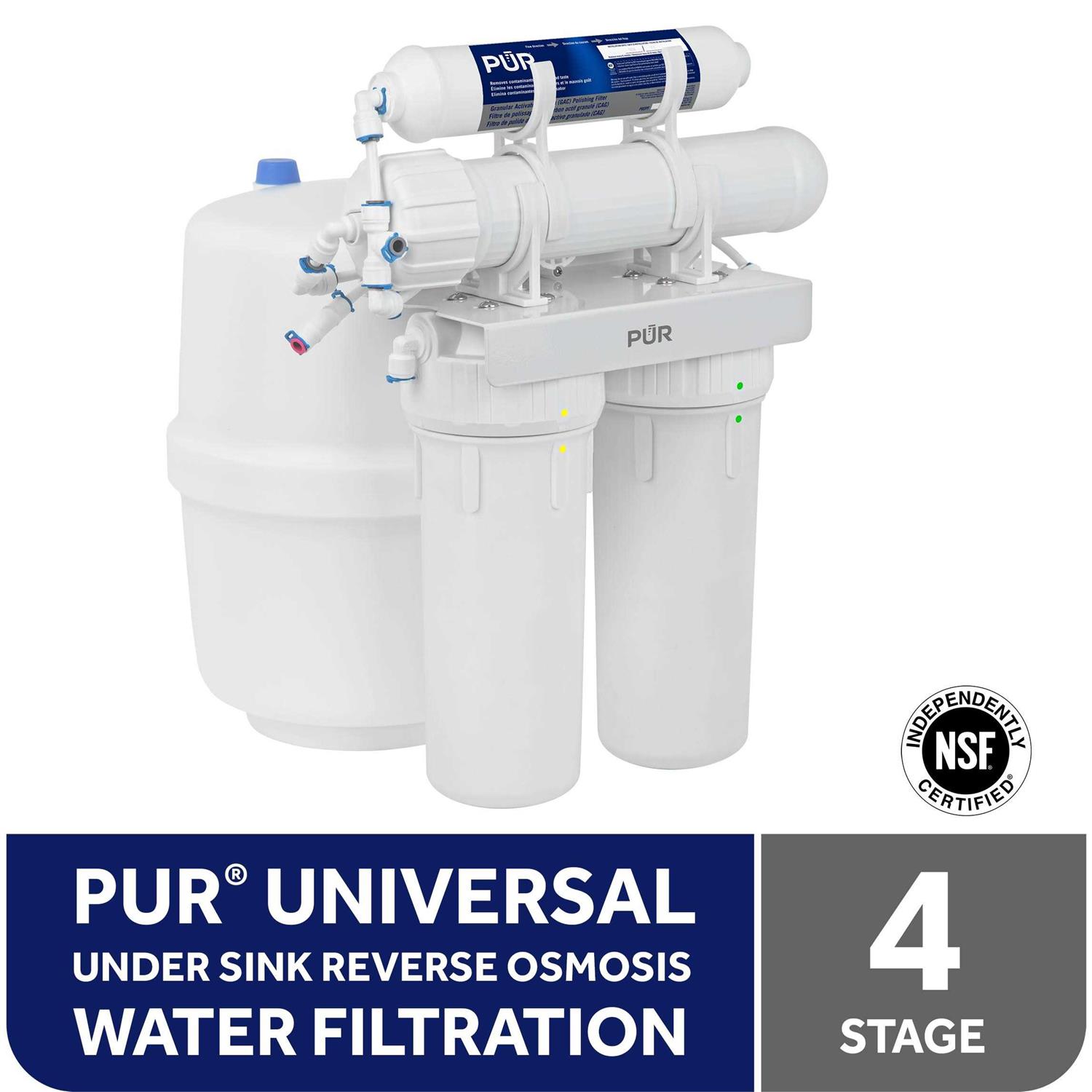 Alternative view of PUR 4-Stage Under Sink Universal Reverse Osmosis Water Filtration System PUN4RO