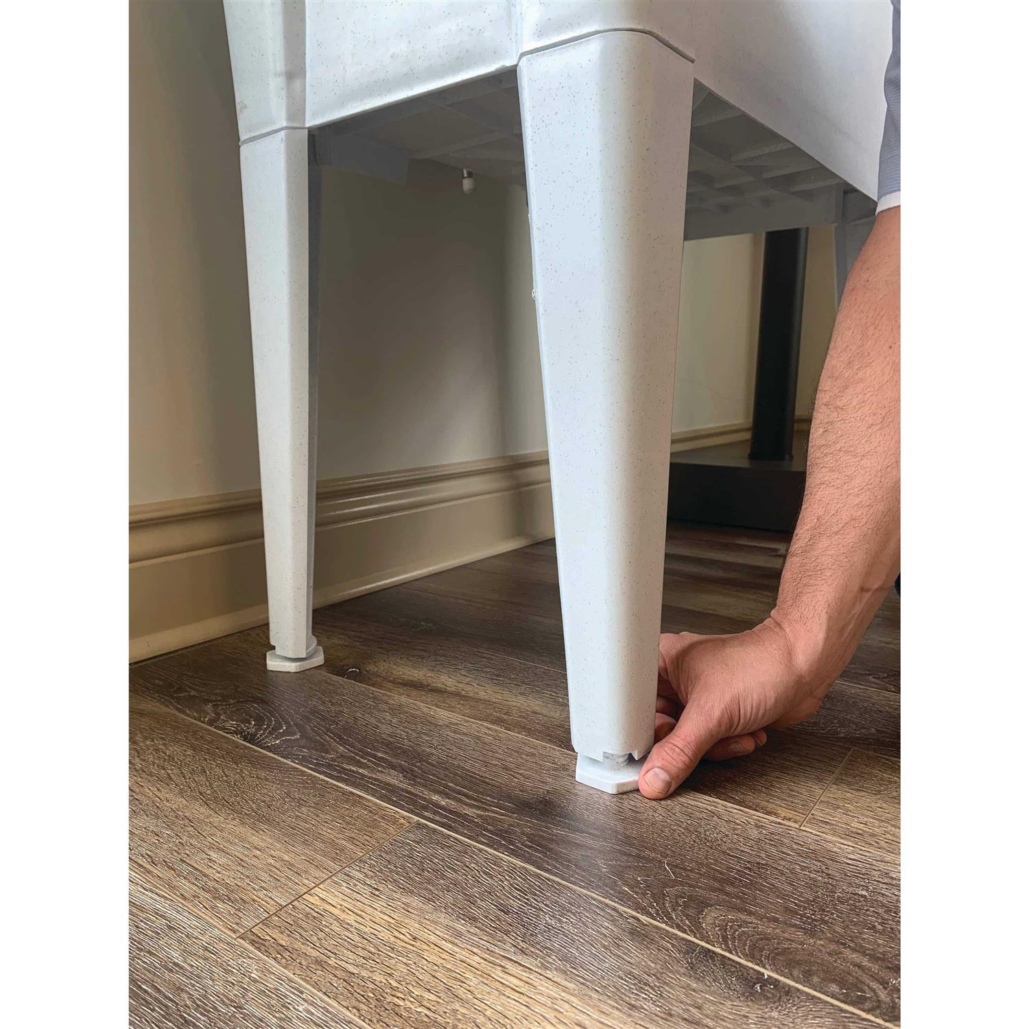 Alternative view of Rugged Tub 32 in. x 22 in. Polypropylene Granite Laundry Sink with 2 Hdl Non Metallic Pullout Faucet and Installation Kit G32GK1