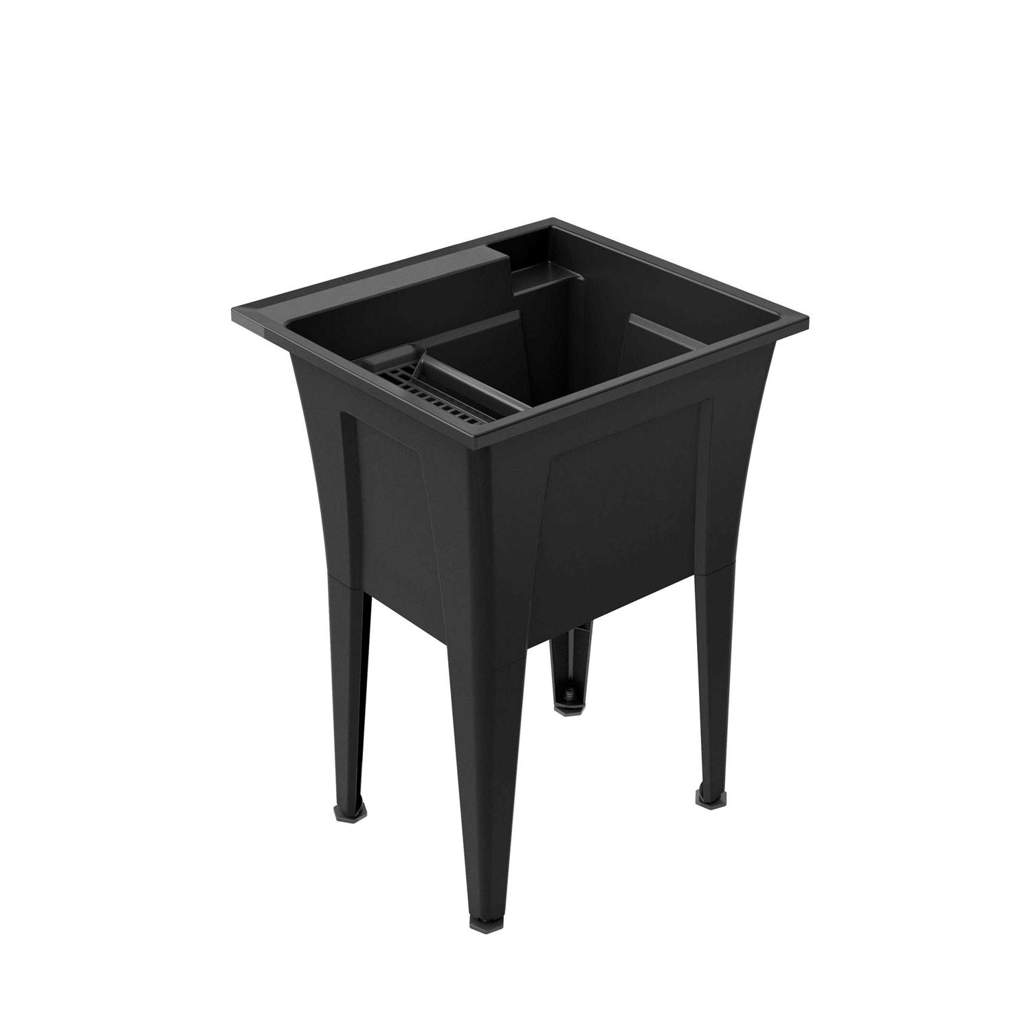 RUGGED Tub 24 in. x 22 in. Recycled Polypropylene B24B-1