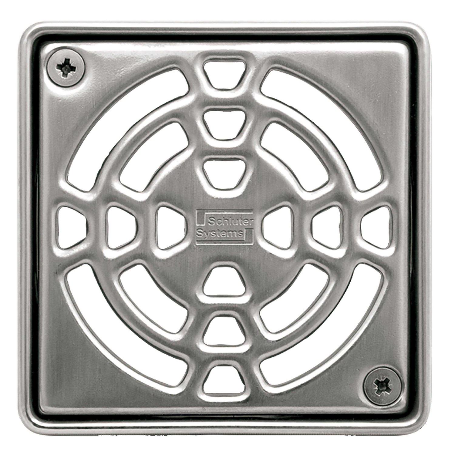 Schluter Kerdi-Drain 4 in. Stainless Steel Grate