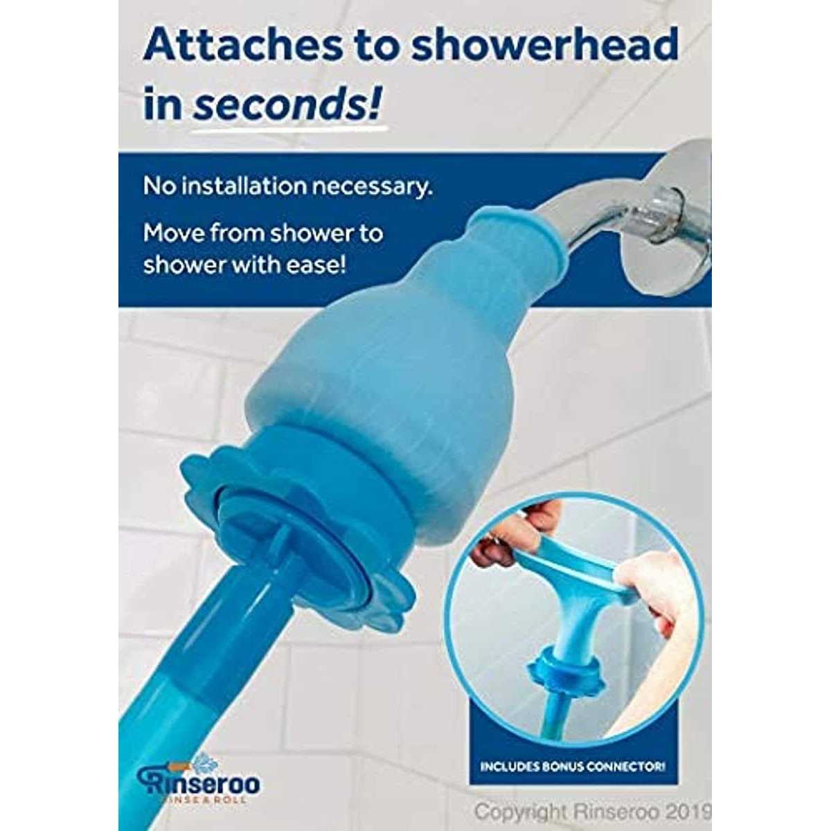 Alternative view of Rinseroo Slip-on Dog Wash Hose Attachment. Pet Bather for Showerhead and Sink