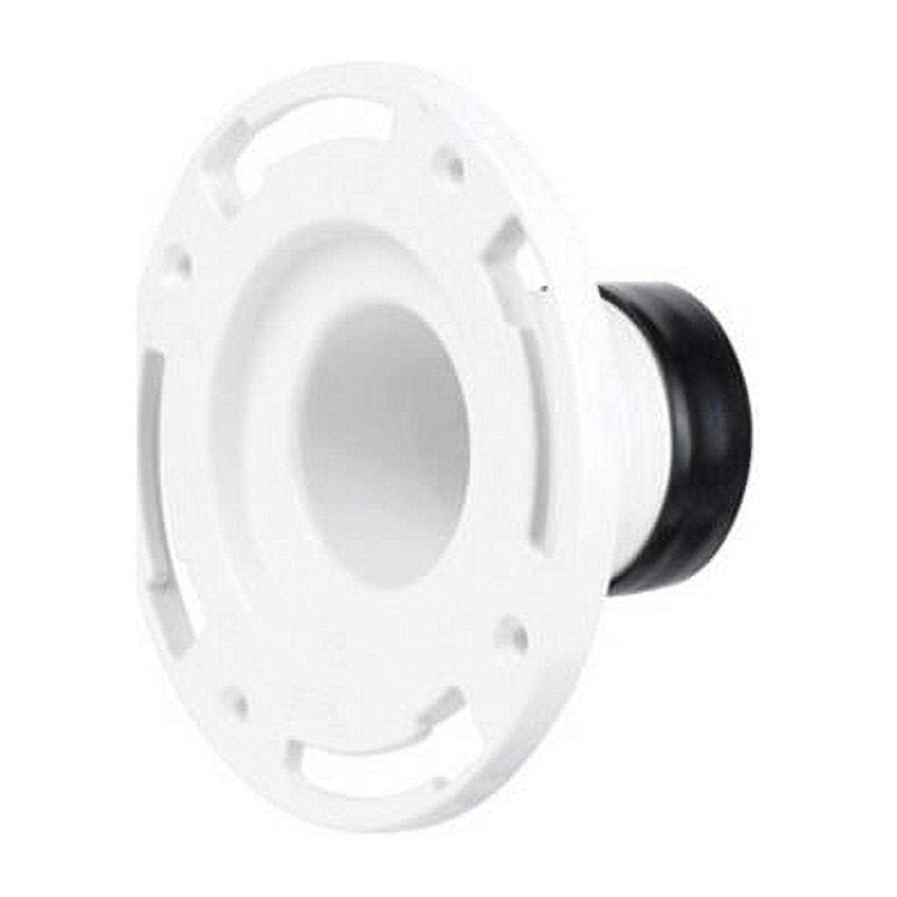Oatey Closet Flange Replacement Oatey PVC Twist-N-Set Closet Flange - 4 Inch For Cast Iron Pipe Installation Twist-N-Set Toilet Flange - View #6