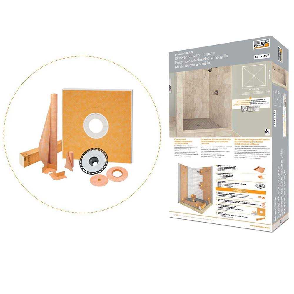 Alternative view of Schluter Systems Kerdi-Shower-Kit 48-in x 48