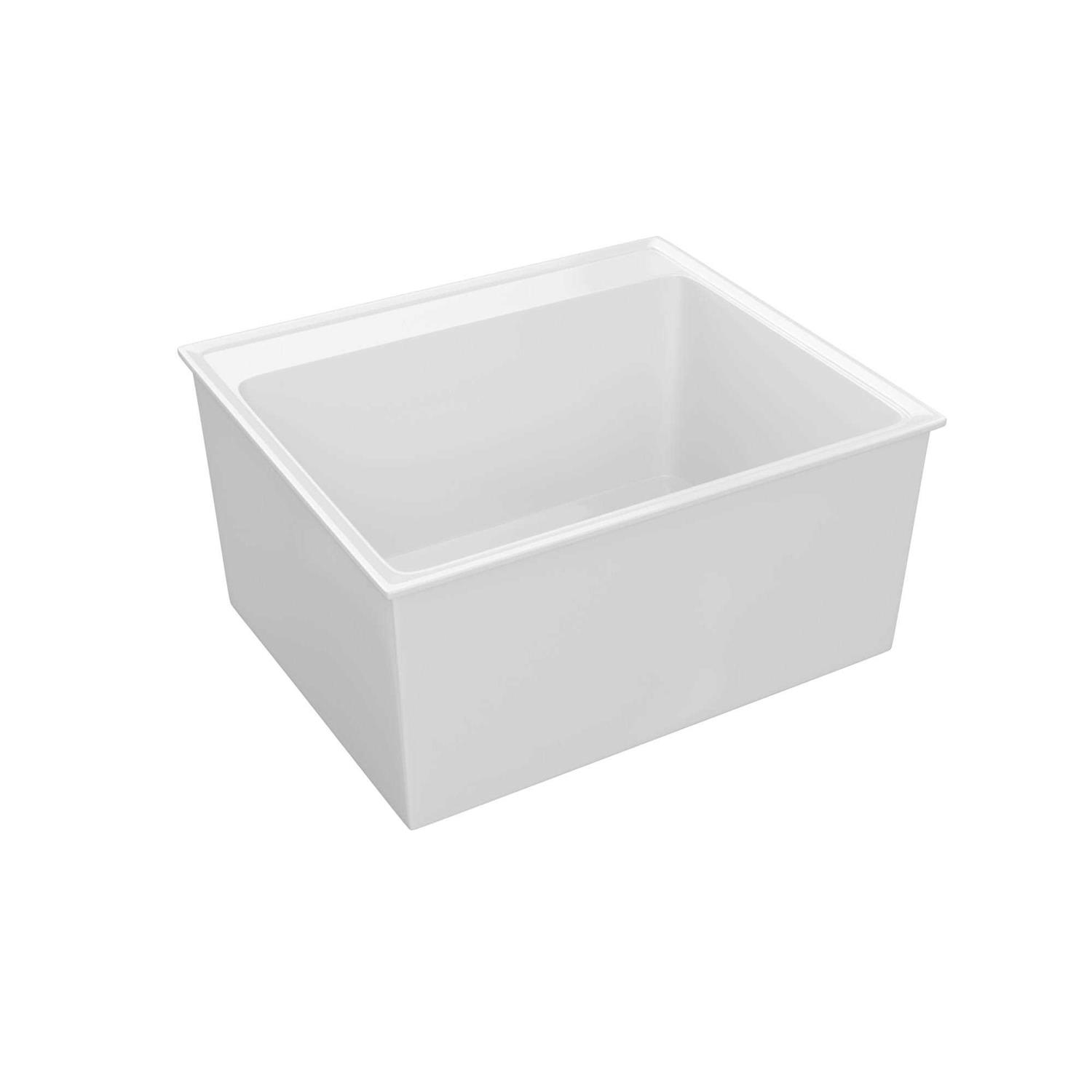 Alternative view of PROFLO PFLT2522D 24-1/2 Single Basin Drop-In Composite Laundry Sink