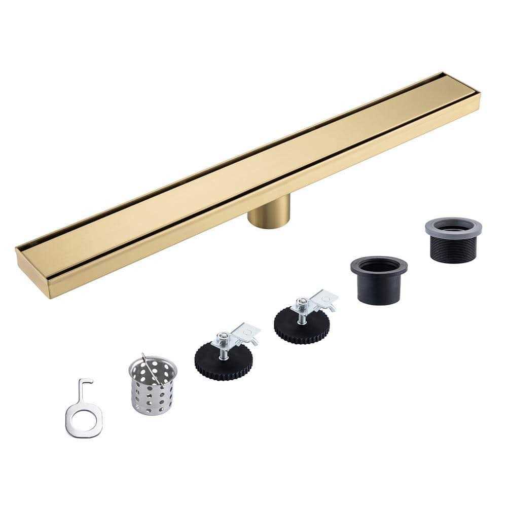 RAINLEX 24 in. Stainless Steel Linear Shower Drain with Tile-in Cover