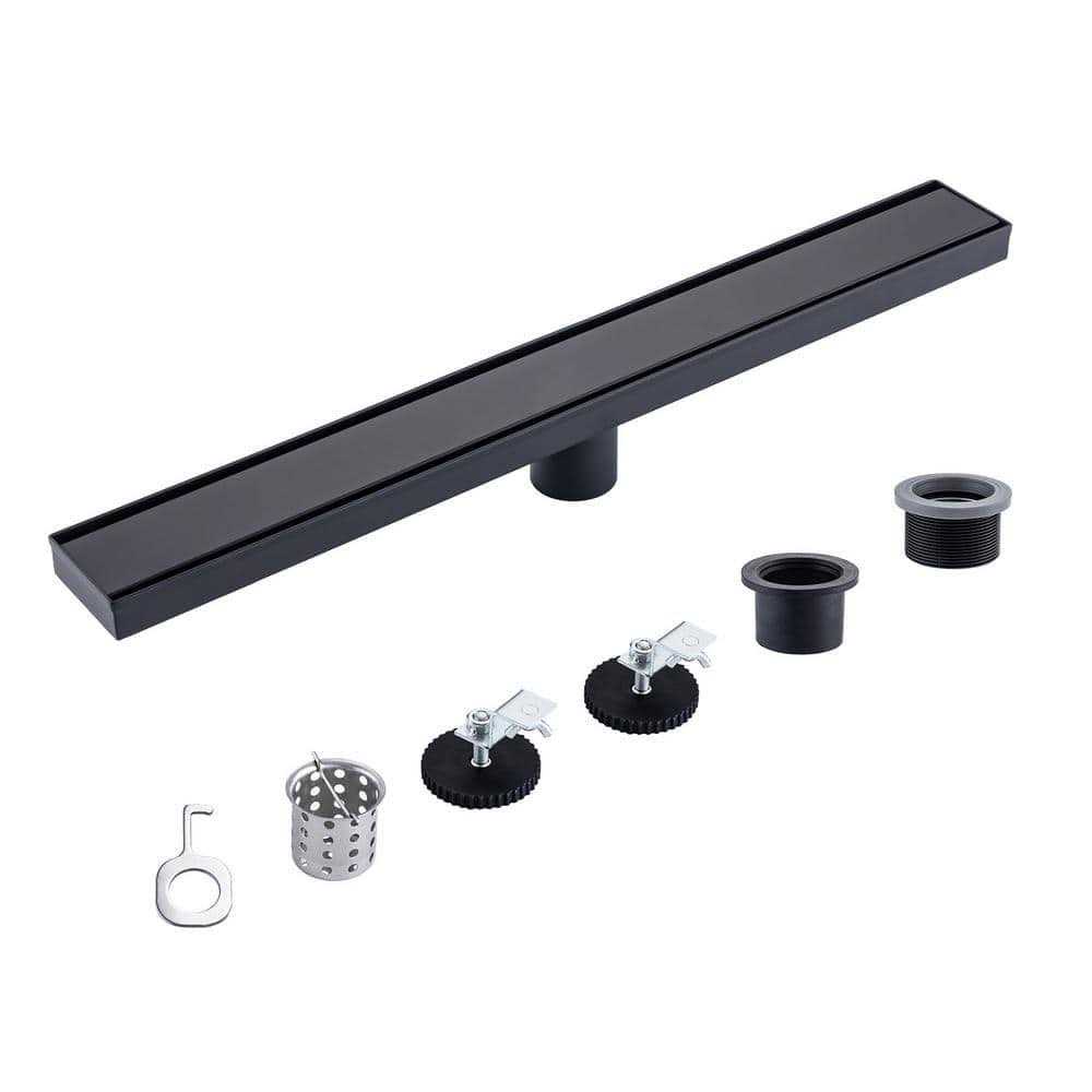 RAINLEX 24 in. Stainless Steel Linear Shower Drain with Tile-in Cover
