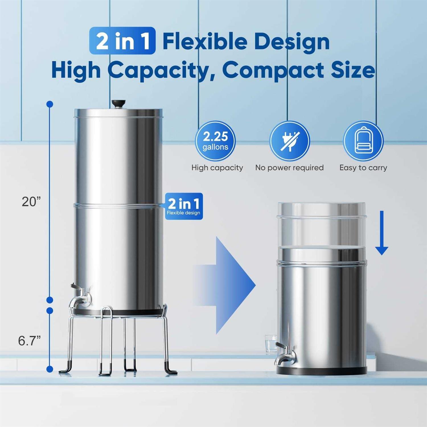 Alternative view of Purewell 0.01μm Ultra-Filtration Water Filter System