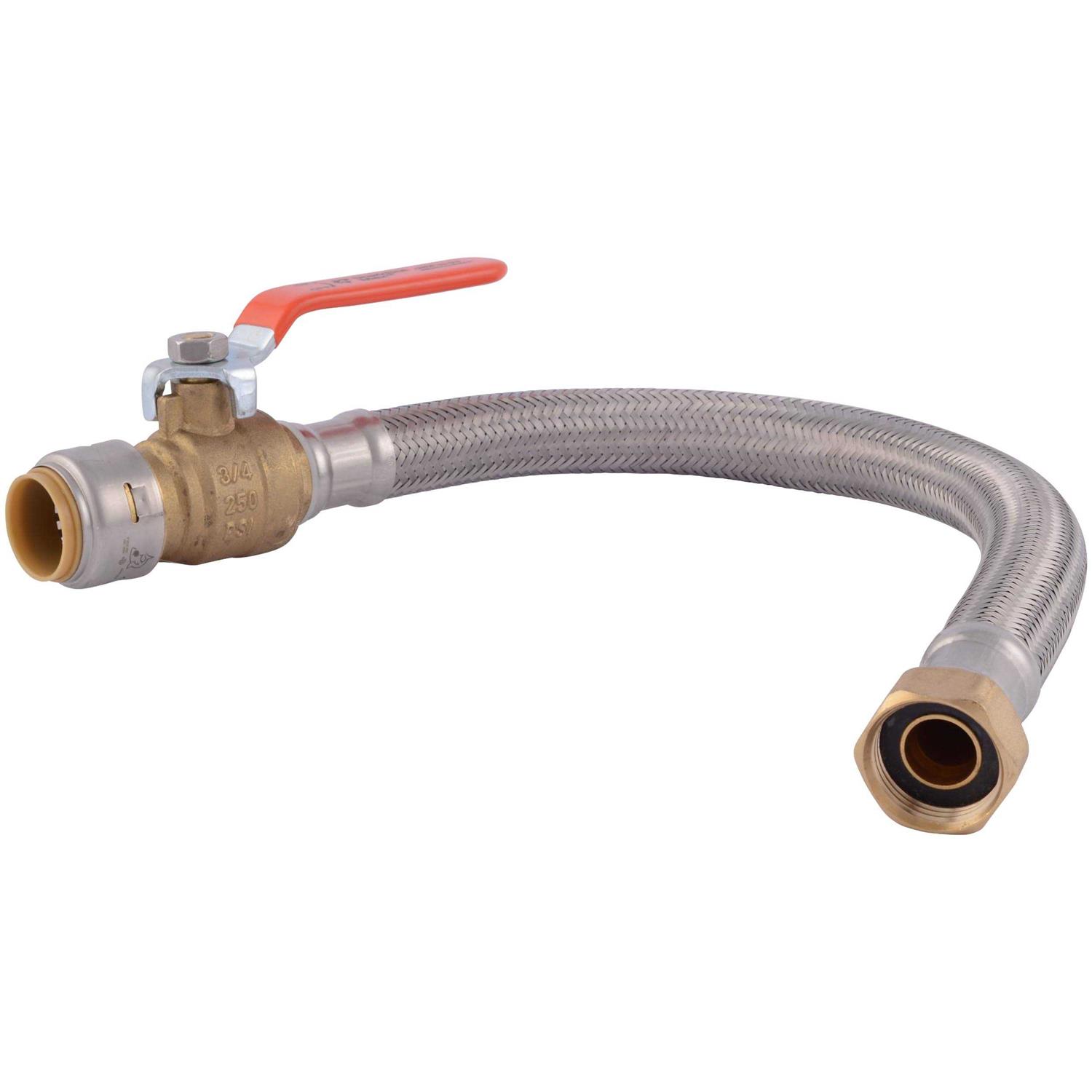SharkBite 18 in. Water Heater Connector Braided Stainless Steel