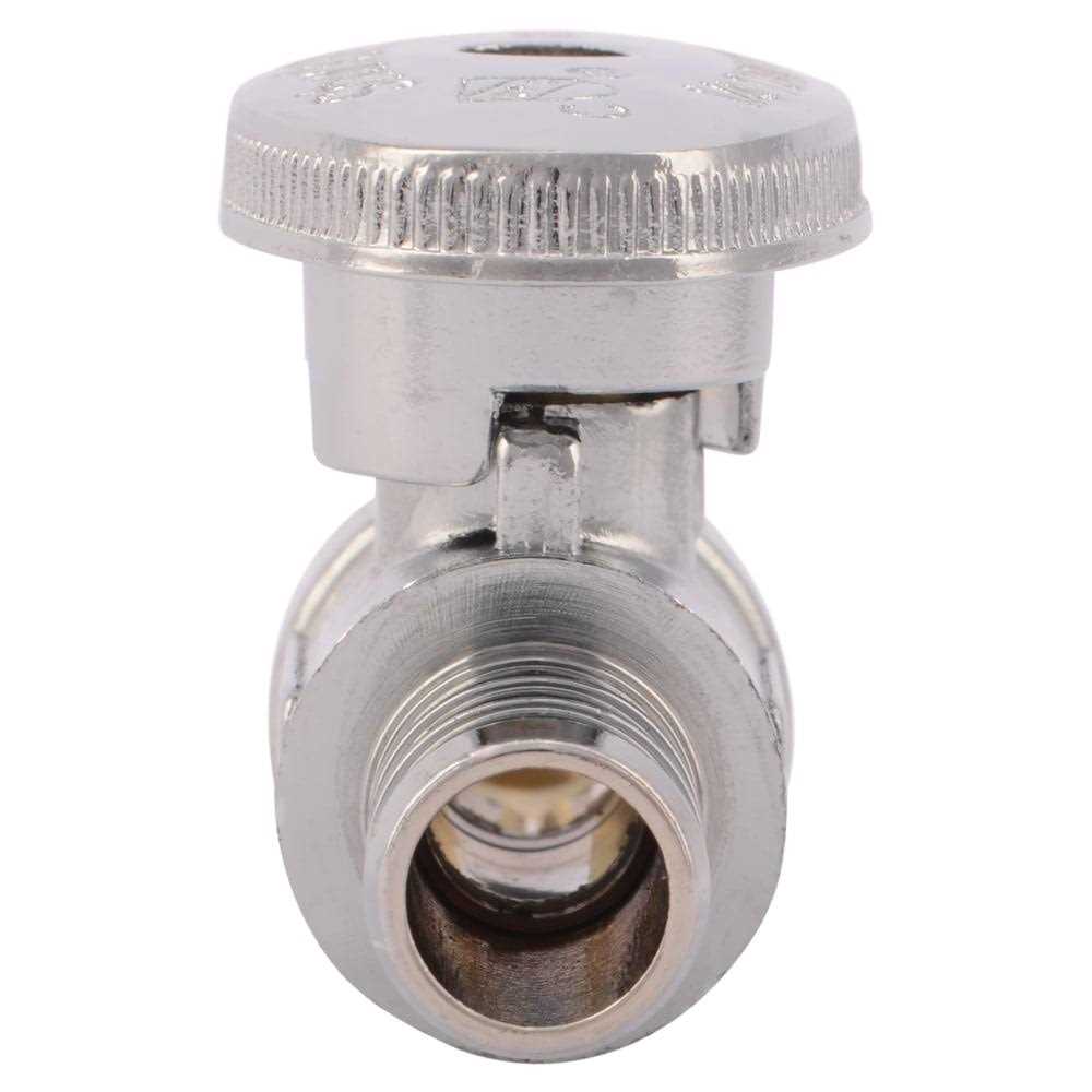 Alternative view of SharkBite 1/2-in Pex Barb x 3/8-in Od Compression Brass Quarter Turn Stop Straight Valve