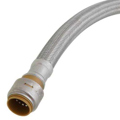 Alternative view of SharkBite 3/4 in. x 1 in. x 24 in. L Stainless Steel Water Softener Connector