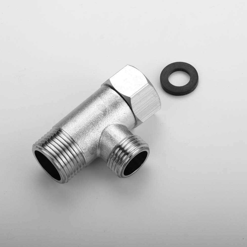 Rewee Bidet Connector Solid Brass T-Adapter