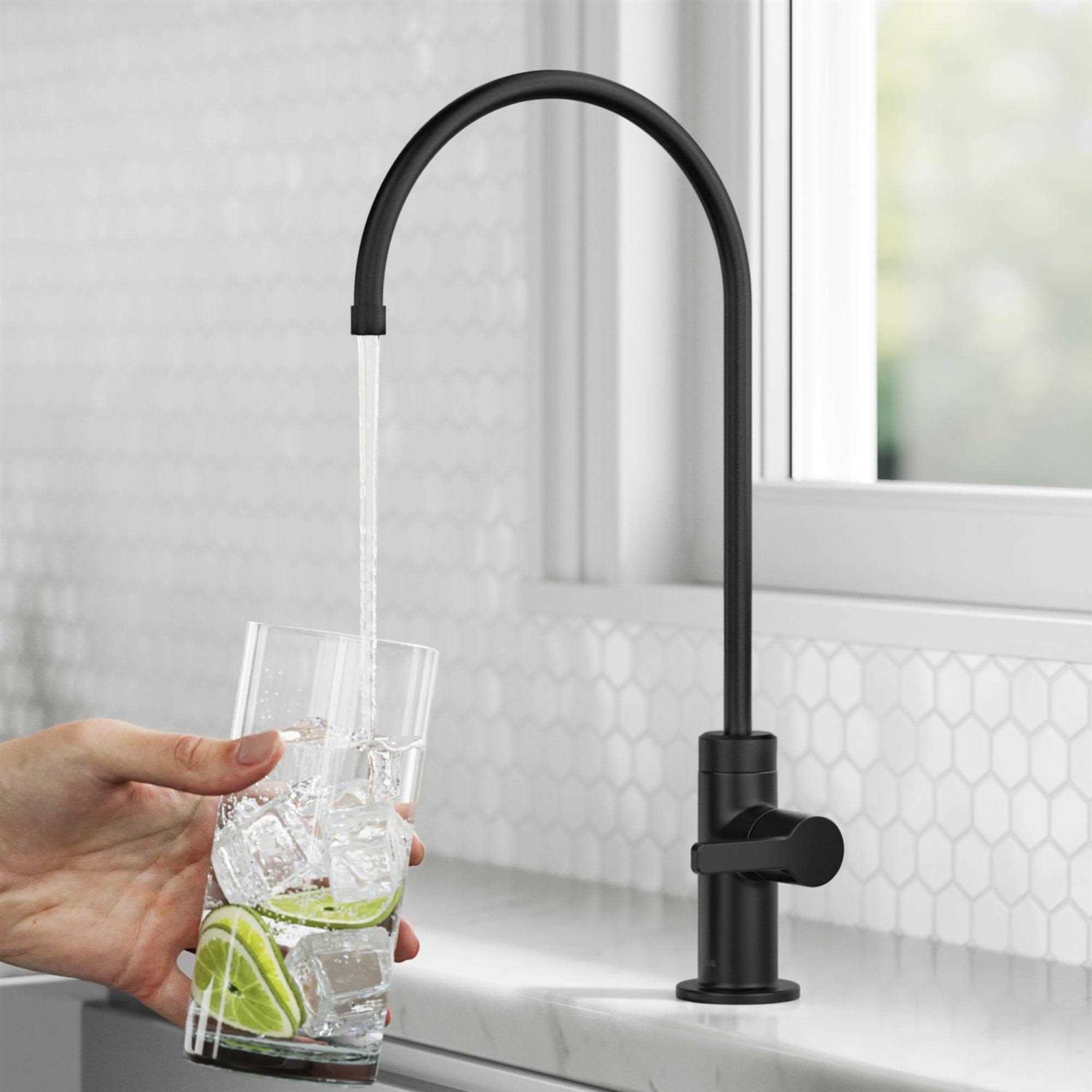Alternative view of Kraus Oletto Single Handle Drinking Water Filter Faucet for Reverse Osmosis or Water Filtration System FF-103BB