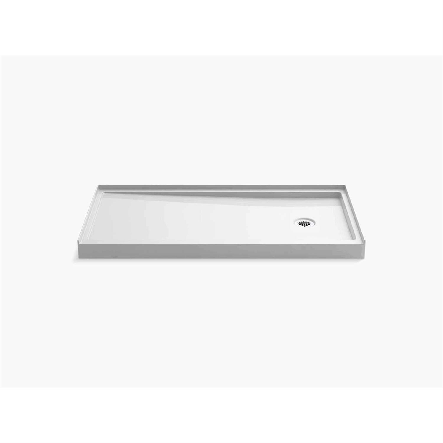Kohler Rely 60 x 30 Shower Base with right-hand drain