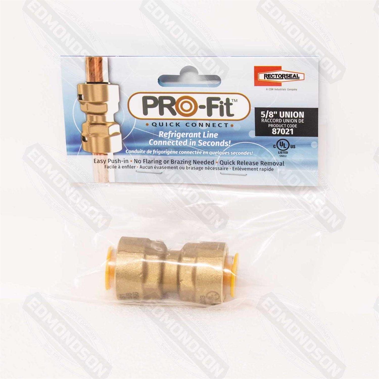 Alternative view of Rectorseal 87021 PRO-Fit 5/8 Quick Connect Union