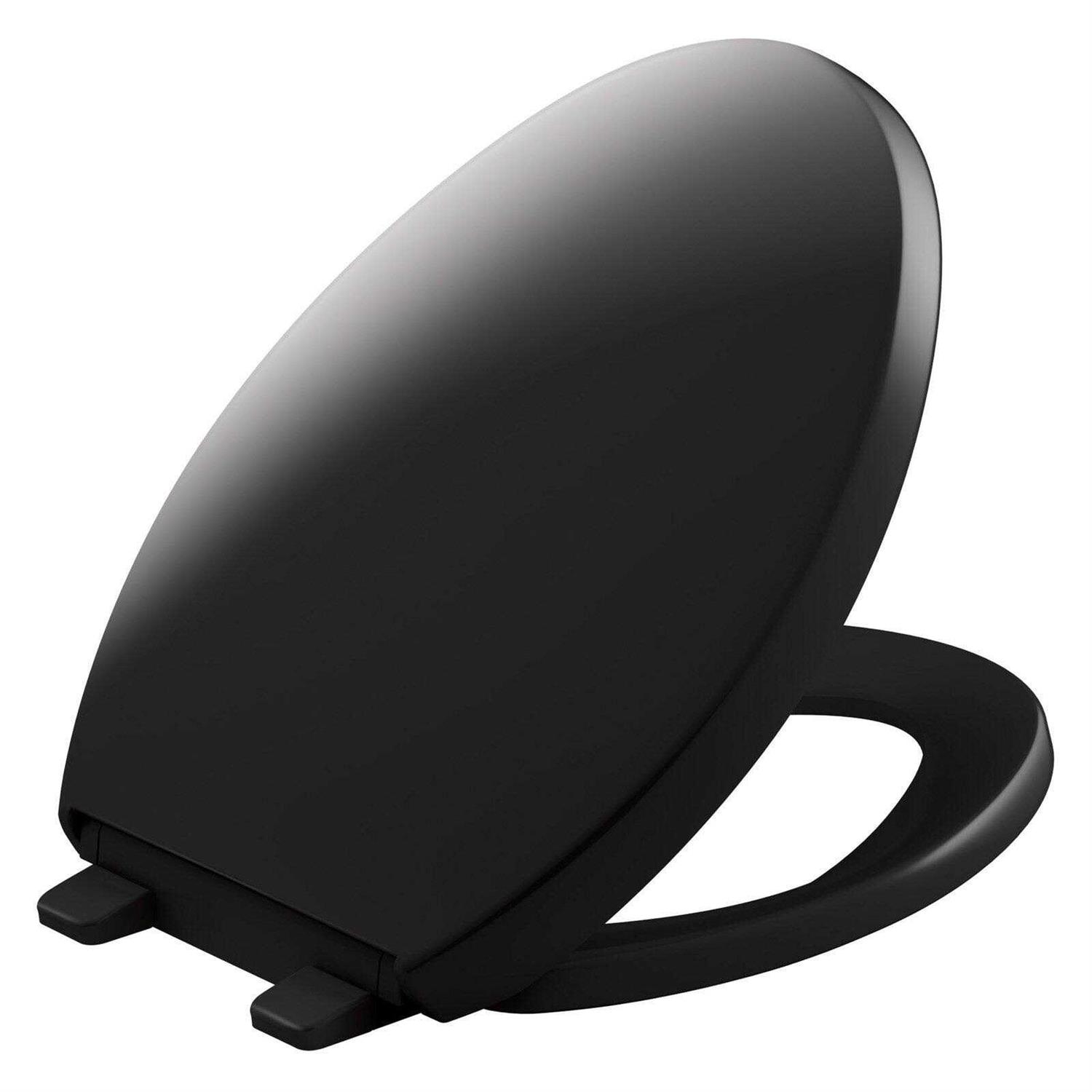 Kohler Reveal Quiet Close Elongated Toilet Seat with Grip Tight Bumpers
