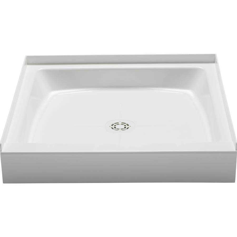 Proflo Pfsb3232 Morenci 32 x 32 Square Shower Base with Single Threshold and Center Drain PFSB3232WH