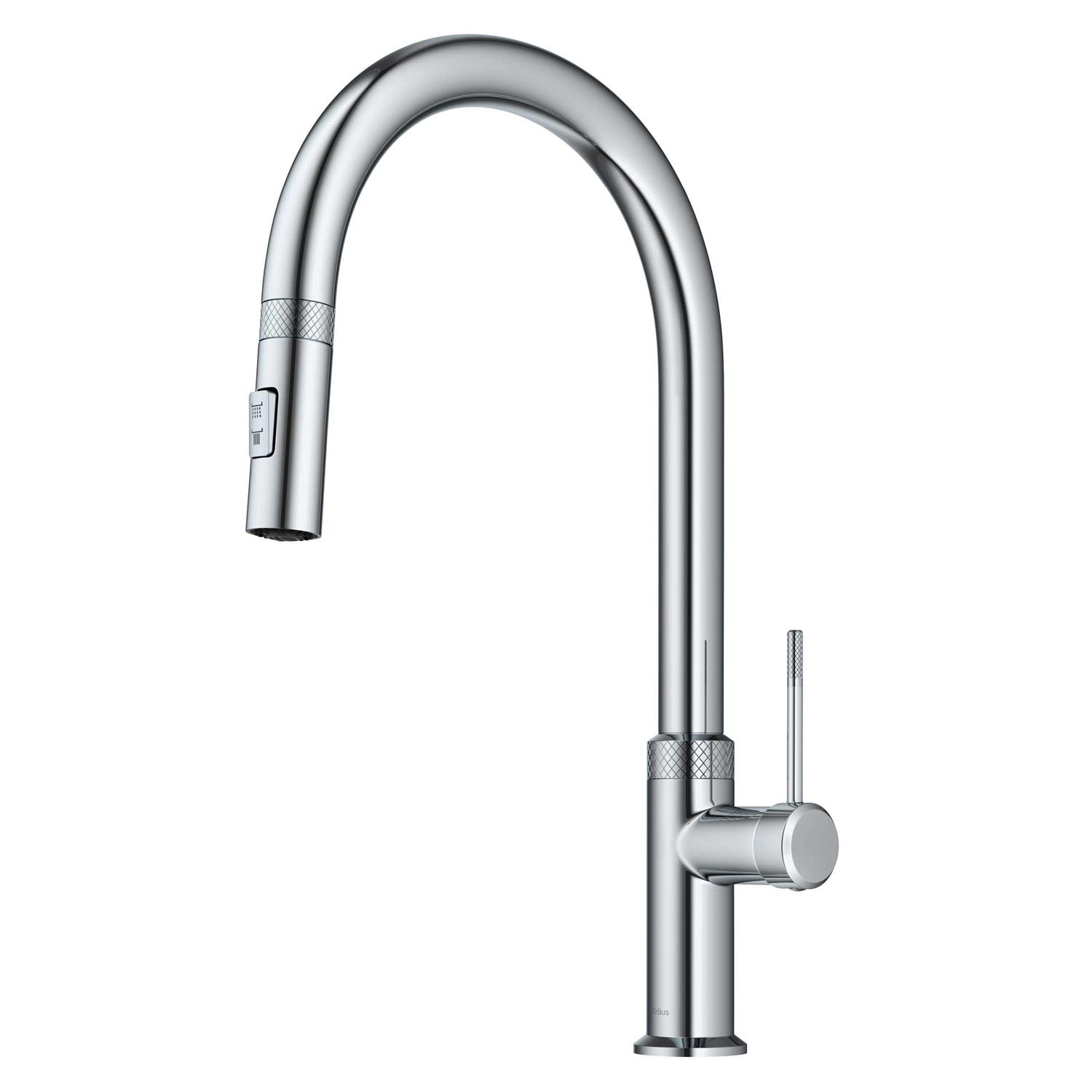 Kraus Oletto Single Handle Pull-Down Kitchen Faucet KPF-2820CH