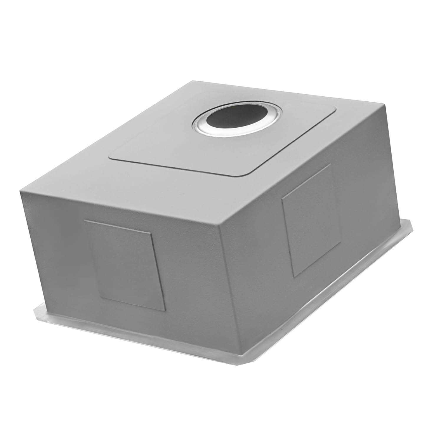 Alternative view of Ruvati 13 x 15 inch Undermount Bar Prep Tight Radius 16 Gauge Kitchen Sink Stainless Steel Single Bowl RVH7013