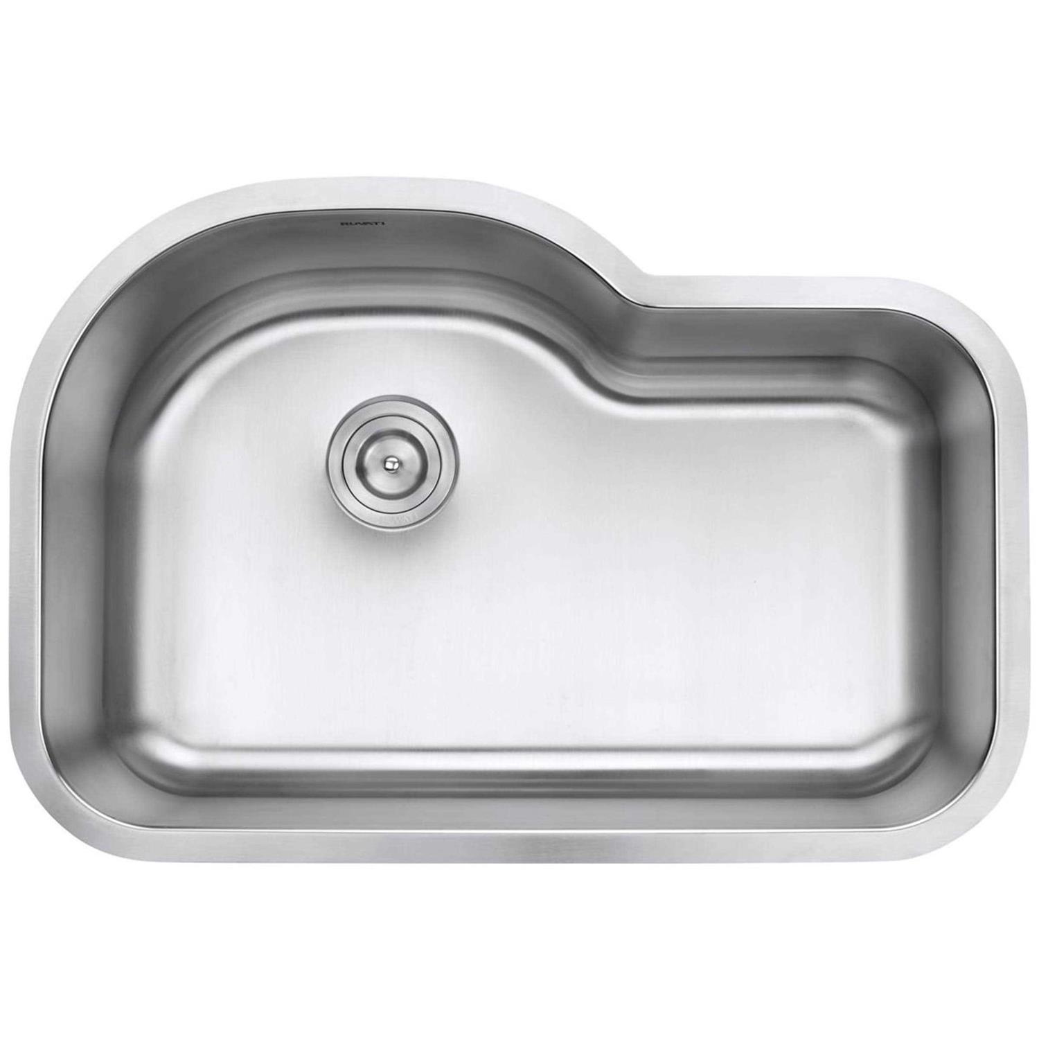 Ruvati 32 Undermount 16 Gauge Single Bowl Kitchen Sink RVM4700