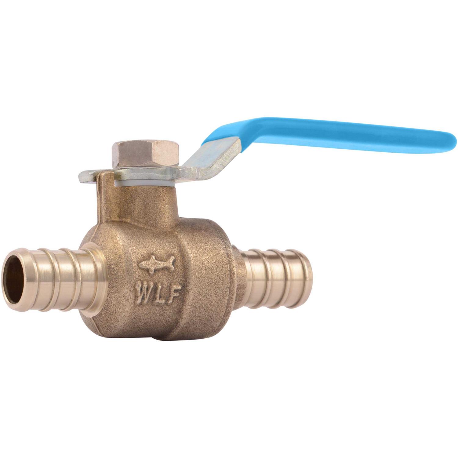 SharkBite 1/2-in Pex Barb x 1/2-in Pex Barb Ball Valve 22461LFZ