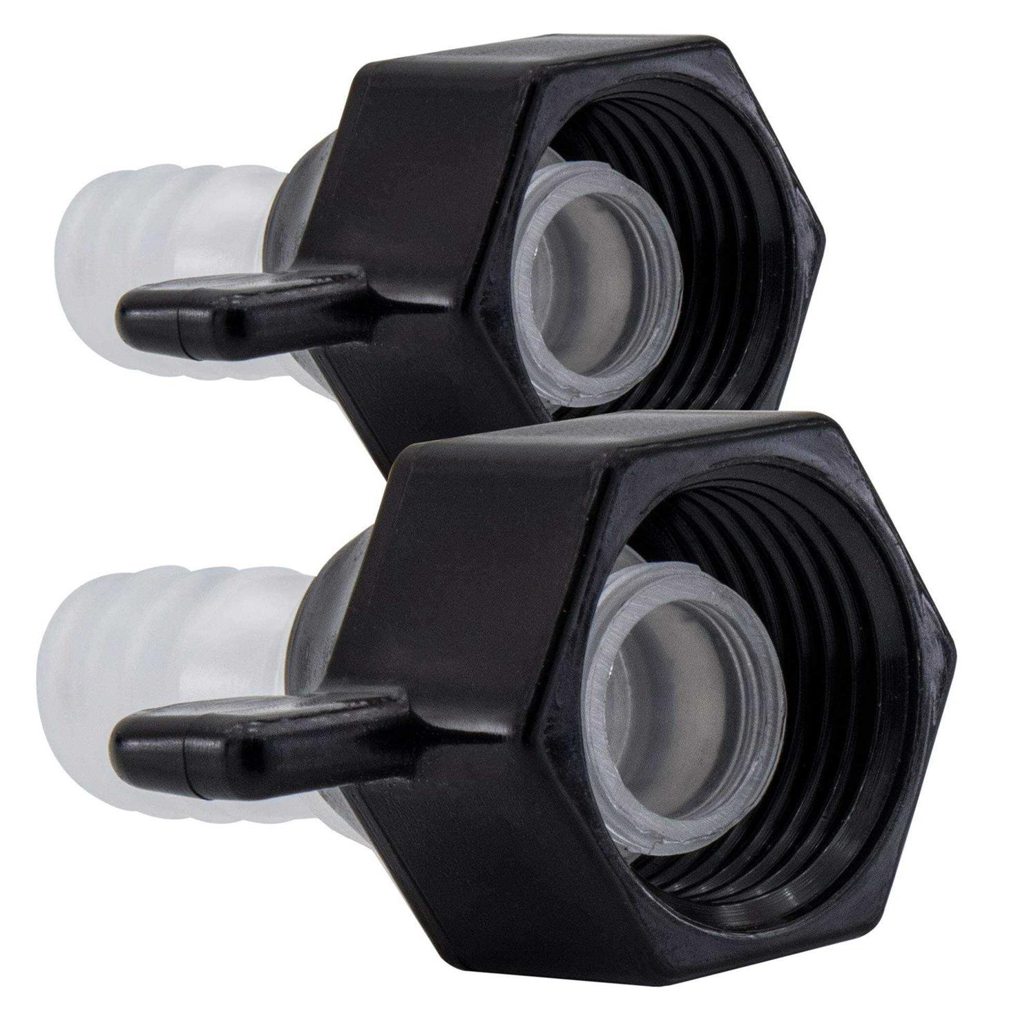 RV Plumbing Fitting 1/2 Swivel to 1/2 Barb