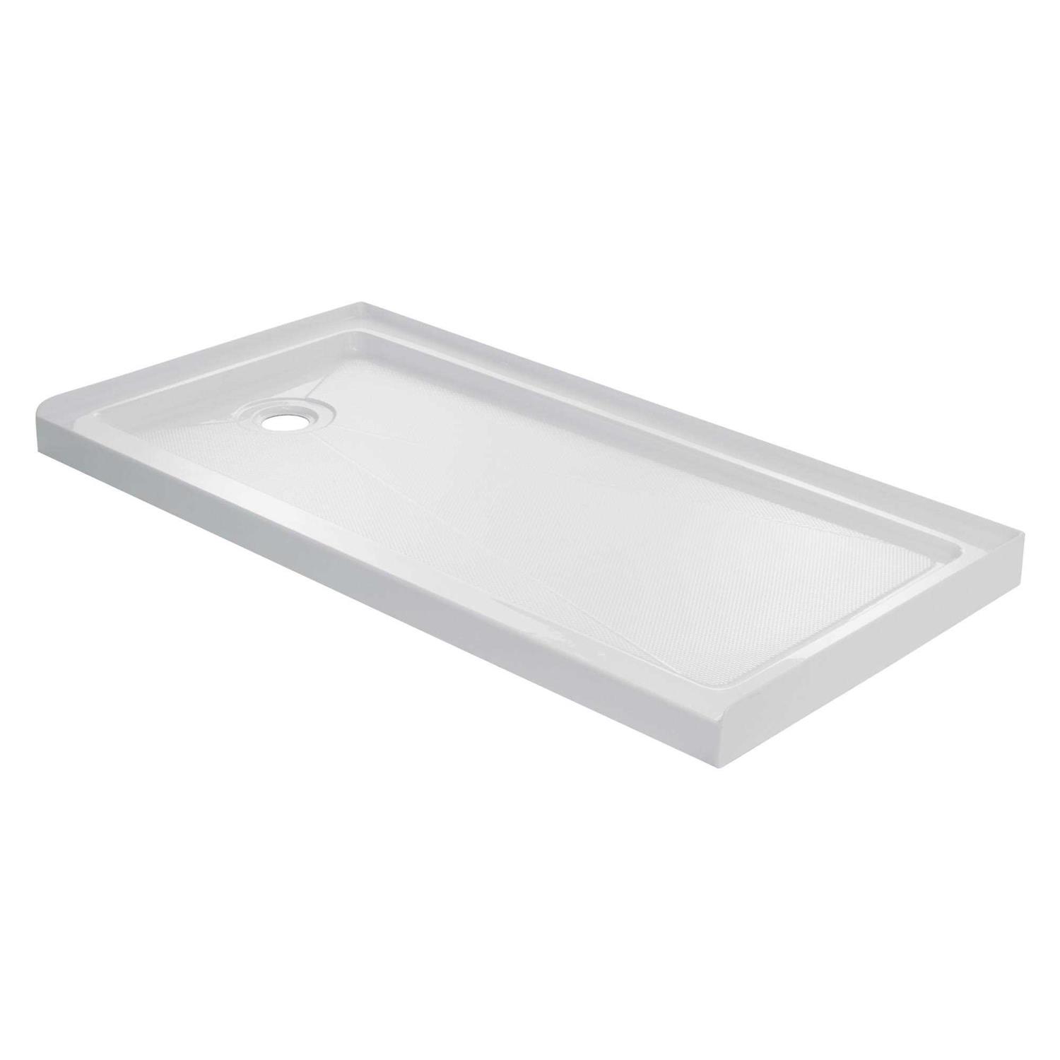 Miseno 59-7/8 x 30 Shower Base with Single Threshold and Drain