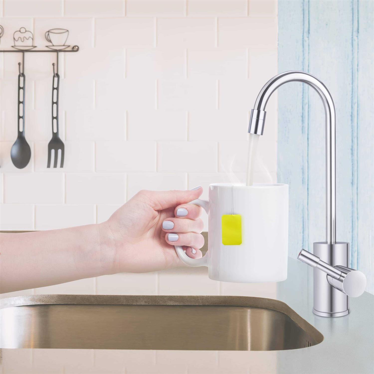 Alternative view of Ready Hot Single Lever Faucet for Water Only Finish