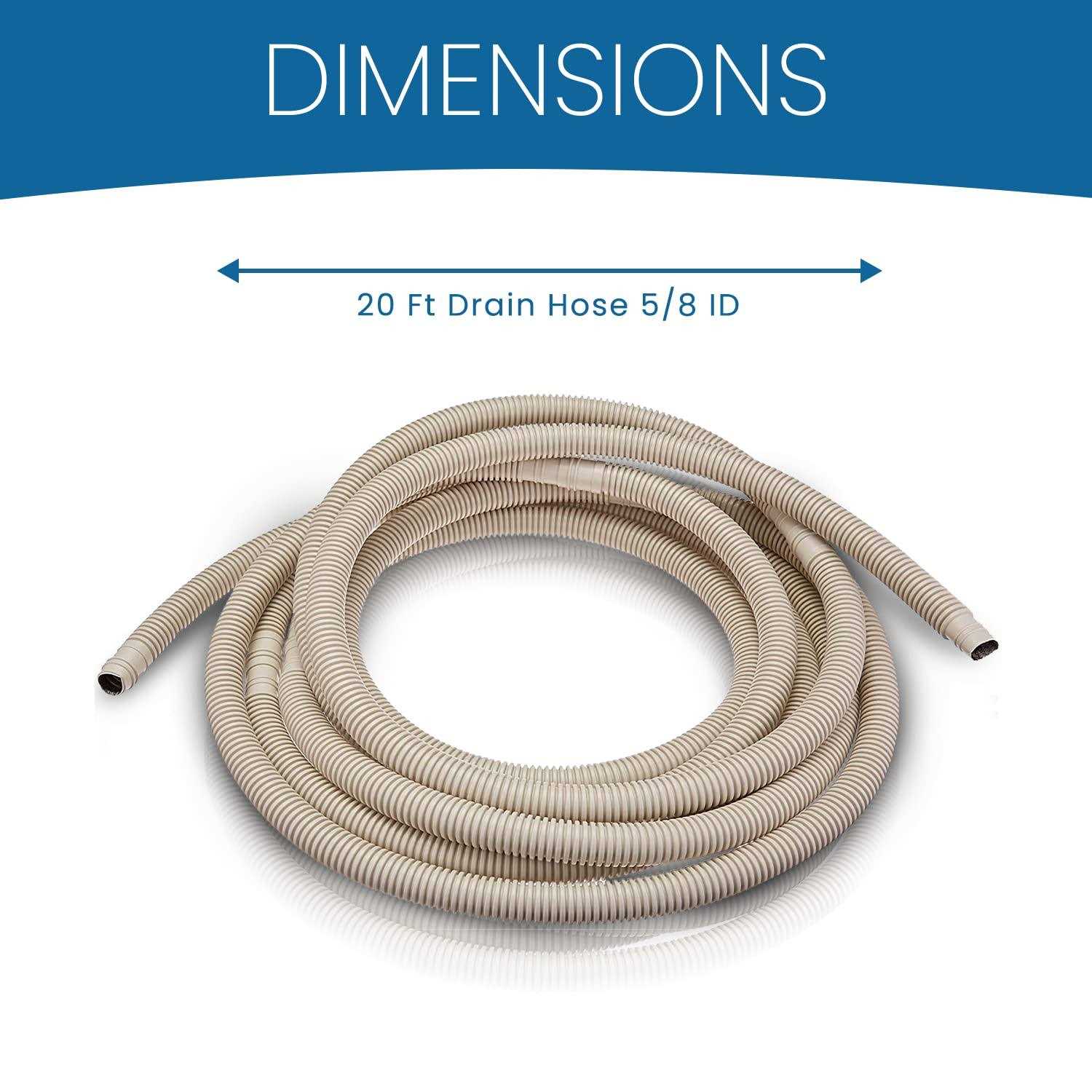 Alternative view of Senville 20 Ft Drain Hose Line for Mini Split Air Conditioner Ductless Heat Pump