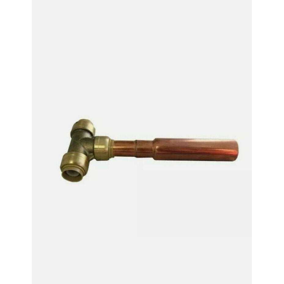Alternative view of Residential 1/2 in Push-to-Connect Brass Water Hammer Arrestor Tee SharkBite