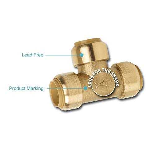 Alternative view of SharkBite 1/2 in. Push-Fit x 3/4 in. MHT Brass Sillcock 24629LF