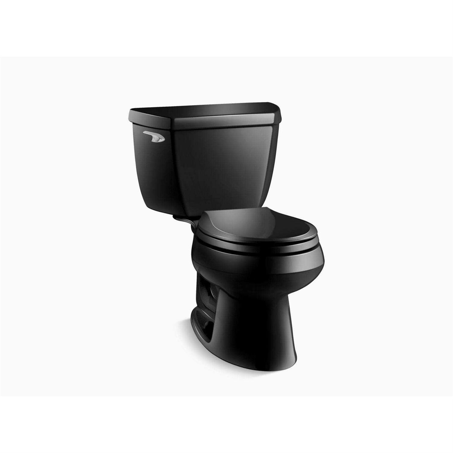 KOHLER Wellworth Classic Two-Piece Round-Front 1.28 GPF Toilet