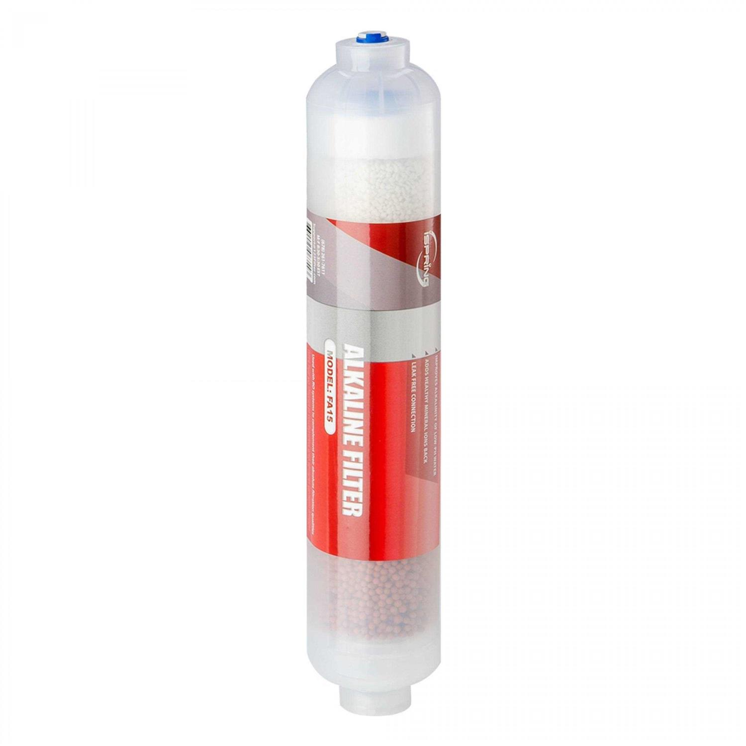 iSpring FA15 Alkaline Water Filter Cartridge for Reverse Osmosis RO System 3-Layer