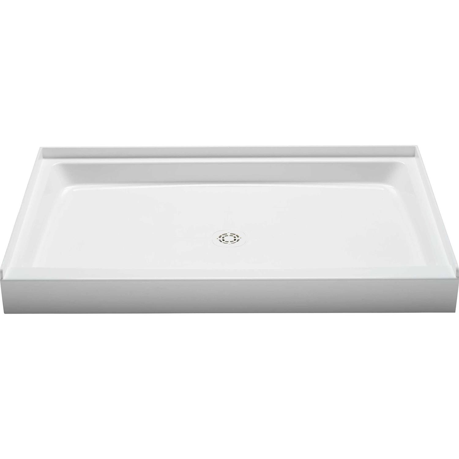 PROFLO PFSB5434 Morenci 54 x 34 Rectangular Shower Base with Single Threshold and Center Drain