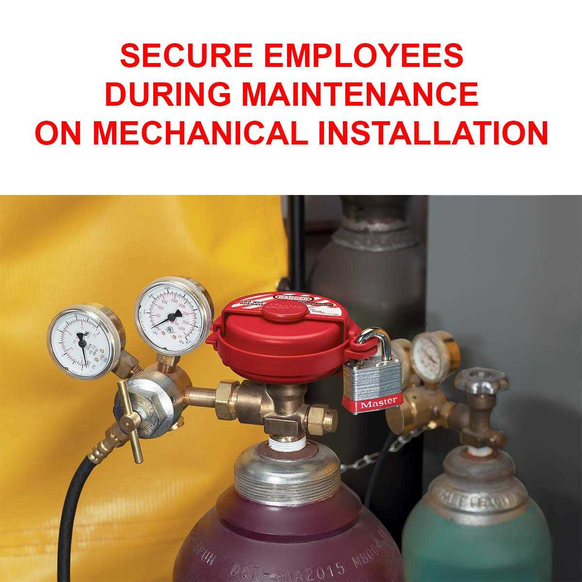 Master Lock S3910 Pressurized Gas Valve Lockout - Shop Hardware Tools ...