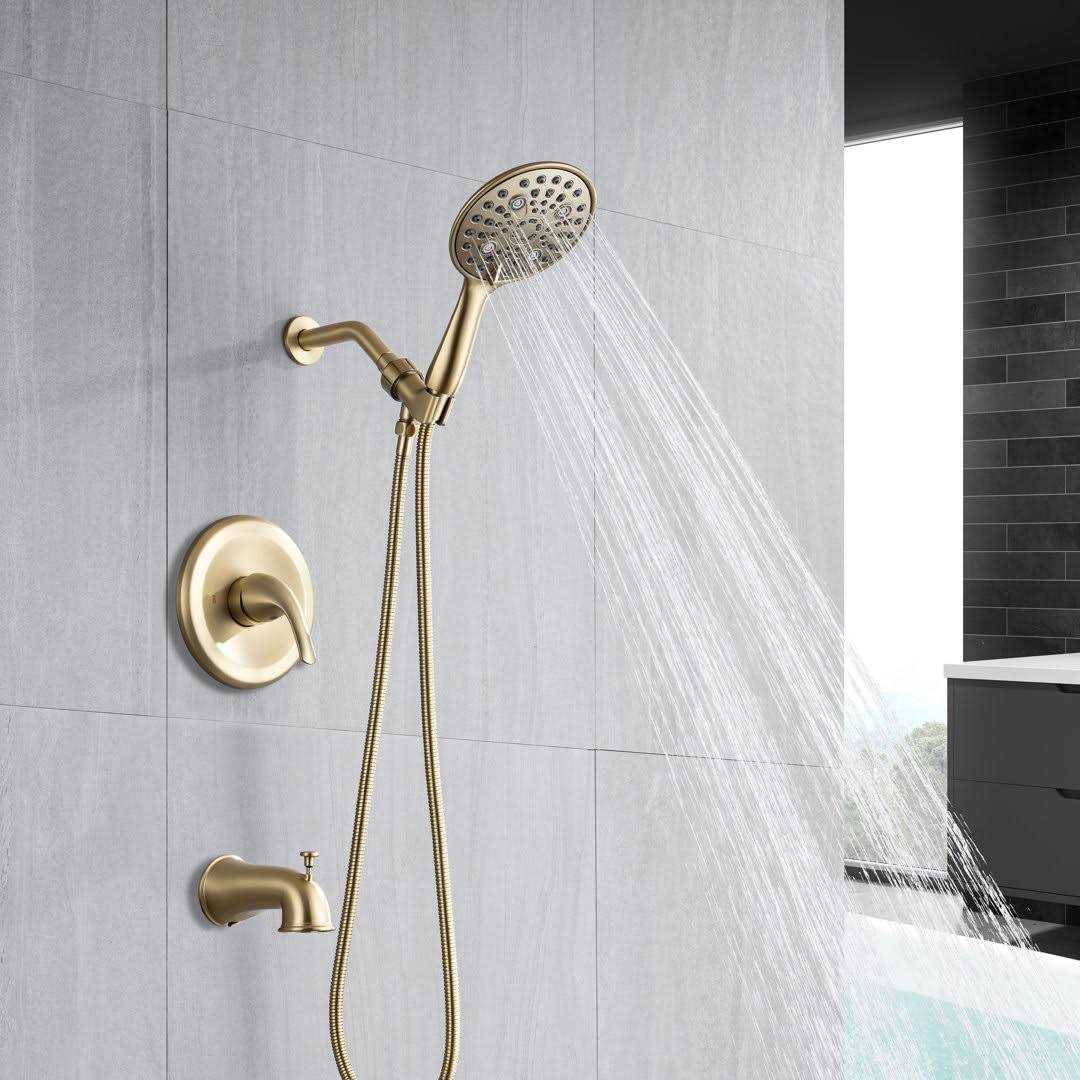 Rainlex RX92102LSJ-6 Tub And Shower Faucet With Rough-in Valve Finish