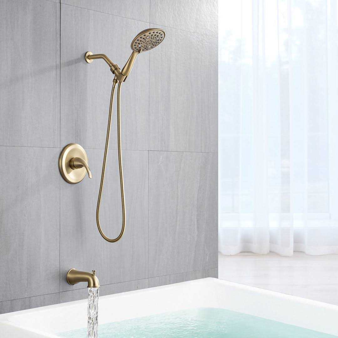 Alternative view of Rainlex RX92102LSJ-6 Tub And Shower Faucet With Rough-in Valve Finish