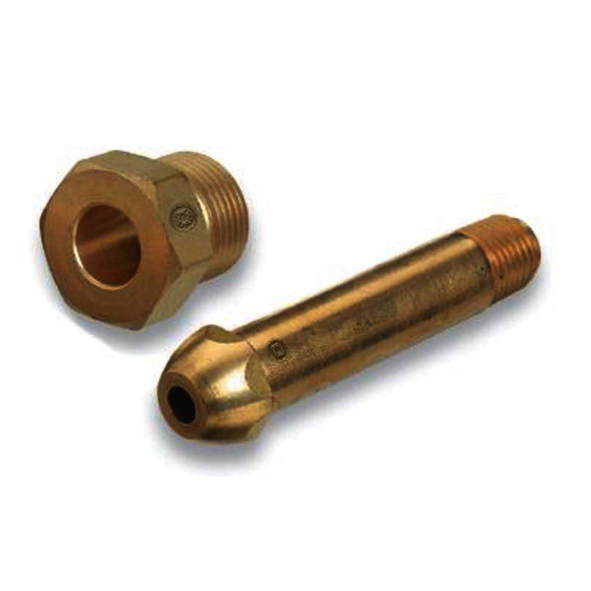 RADNOR CGA-580 Brass Nitrogen Hose Nut/Nipple