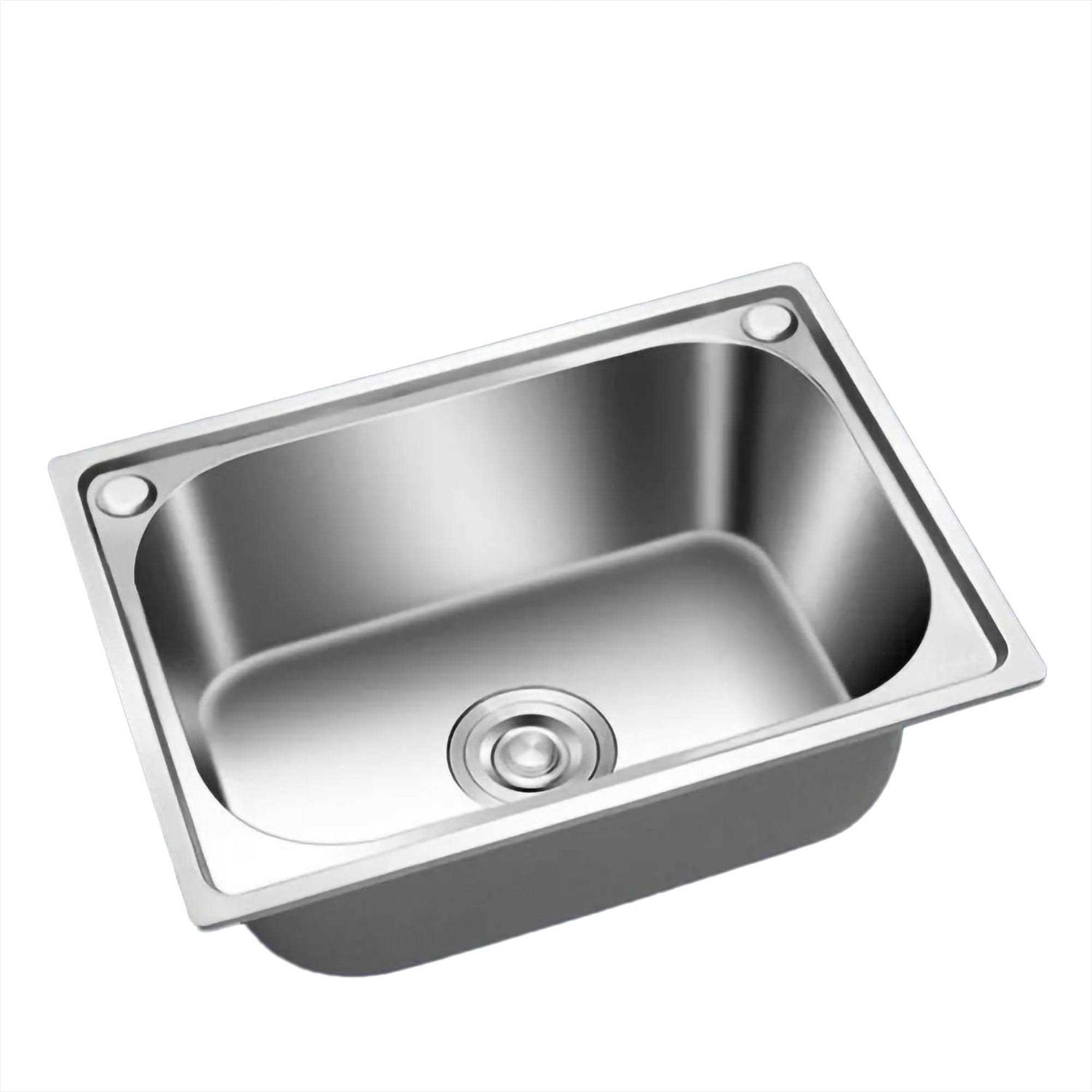 FixtureDisplays Stainless steel single bowl sink Cut out size 13.38 x 11 inche 10122-sink